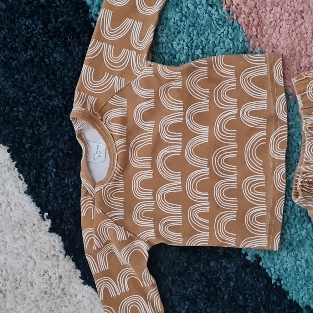 Little one shop, matching set, rainbow